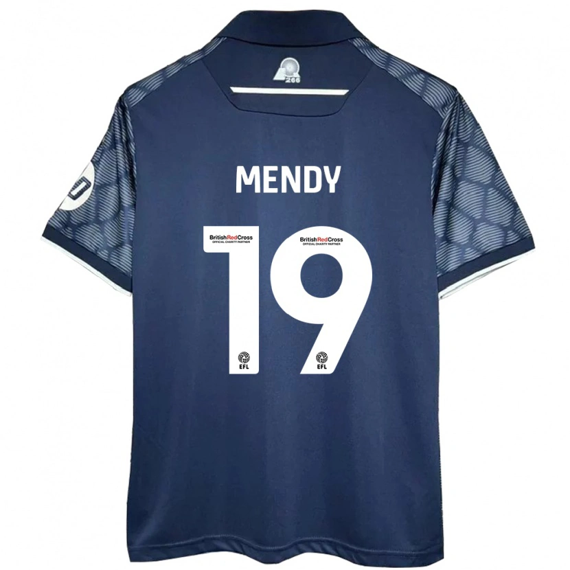 Danxen Kinder Jacob Mendy #19 Schwarz Auswärtstrikot Trikot 2024/25 T-Shirt Schweiz