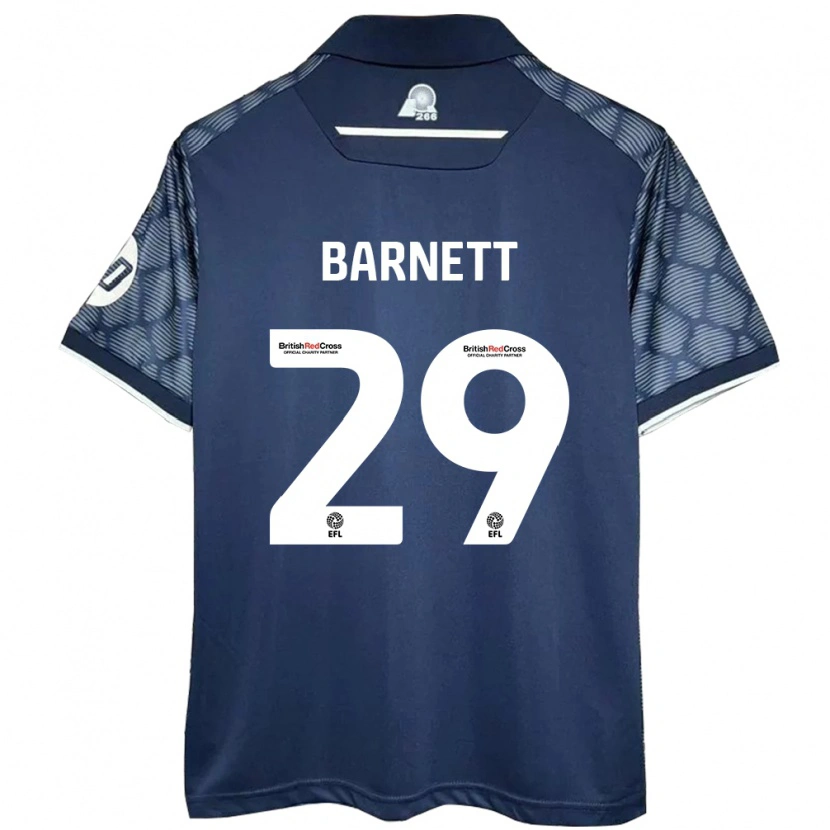 Danxen Kinder Ryan Barnett #29 Schwarz Auswärtstrikot Trikot 2024/25 T-Shirt Schweiz