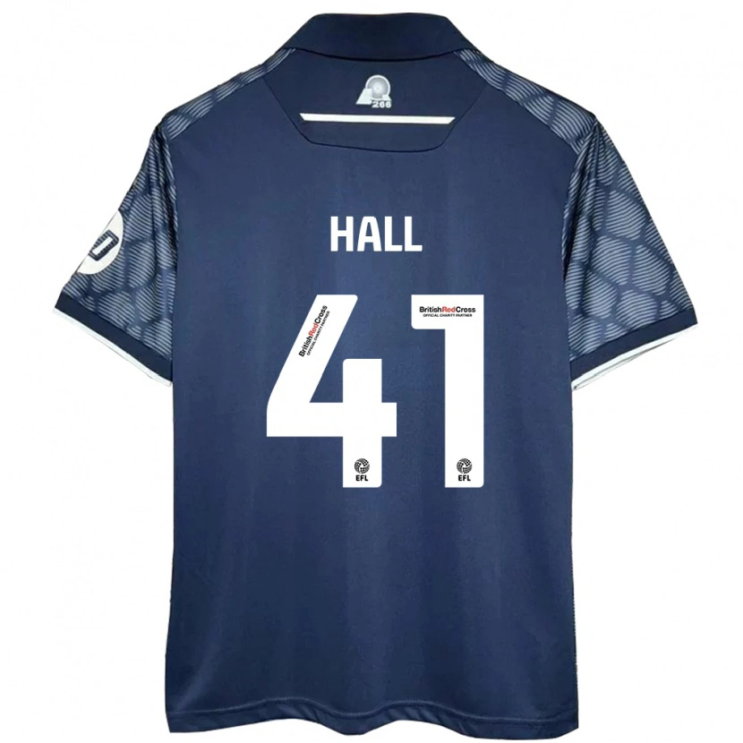 Danxen Kinder Liam Hall #41 Schwarz Auswärtstrikot Trikot 2024/25 T-Shirt Schweiz