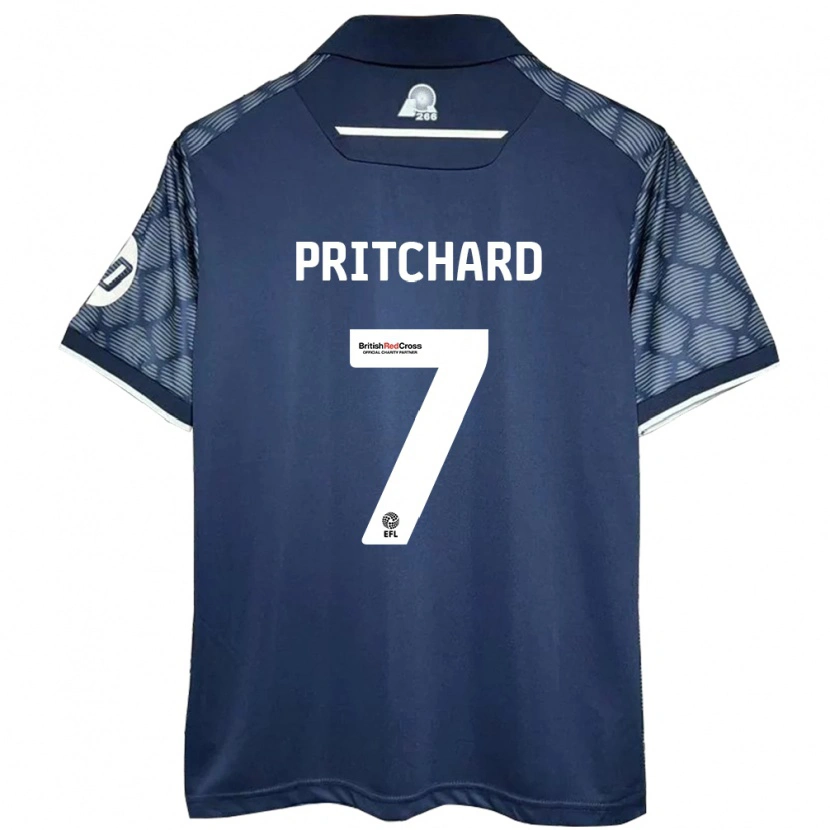 Danxen Kinder Rebecca Pritchard #7 Schwarz Auswärtstrikot Trikot 2024/25 T-Shirt Schweiz