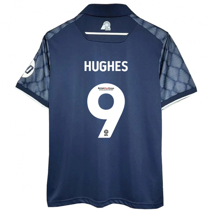 Danxen Kinder Rosie Hughes #9 Schwarz Auswärtstrikot Trikot 2024/25 T-Shirt Schweiz