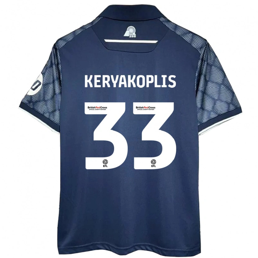 Danxen Kinder Hannah Keryakoplis #33 Schwarz Auswärtstrikot Trikot 2024/25 T-Shirt Schweiz