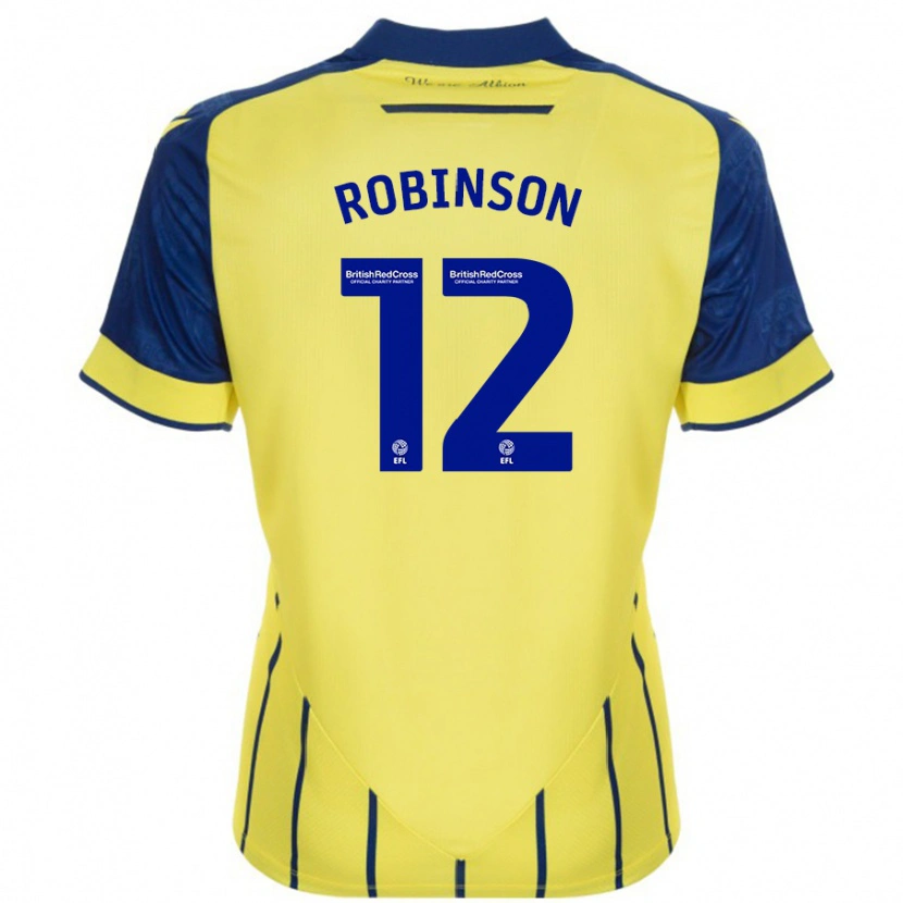 Danxen Kinder Leanne Robinson #12 Gelb Blau Auswärtstrikot Trikot 2024/25 T-Shirt Schweiz