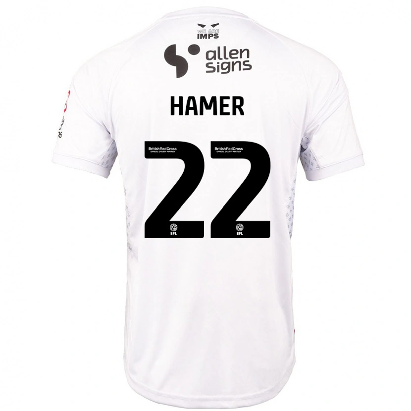 Danxen Kinder Tom Hamer #22 Rot Weiß Auswärtstrikot Trikot 2024/25 T-Shirt Schweiz