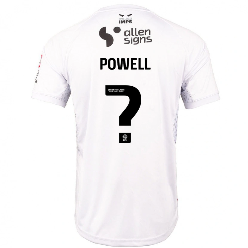 Danxen Kinder Darryl Powell #0 Rot Weiß Auswärtstrikot Trikot 2024/25 T-Shirt Schweiz