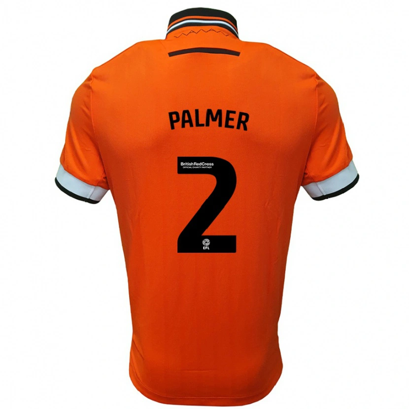 Danxen Kinder Liam Palmer #2 Orange Weiß Auswärtstrikot Trikot 2024/25 T-Shirt Schweiz