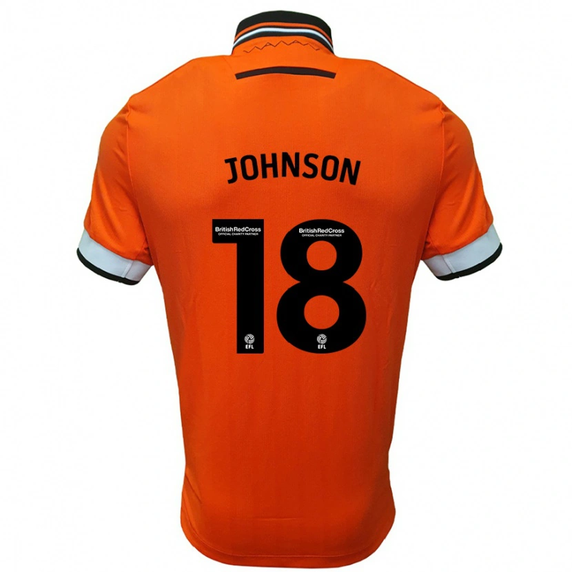 Danxen Kinder Marvin Johnson #18 Orange Weiß Auswärtstrikot Trikot 2024/25 T-Shirt Schweiz