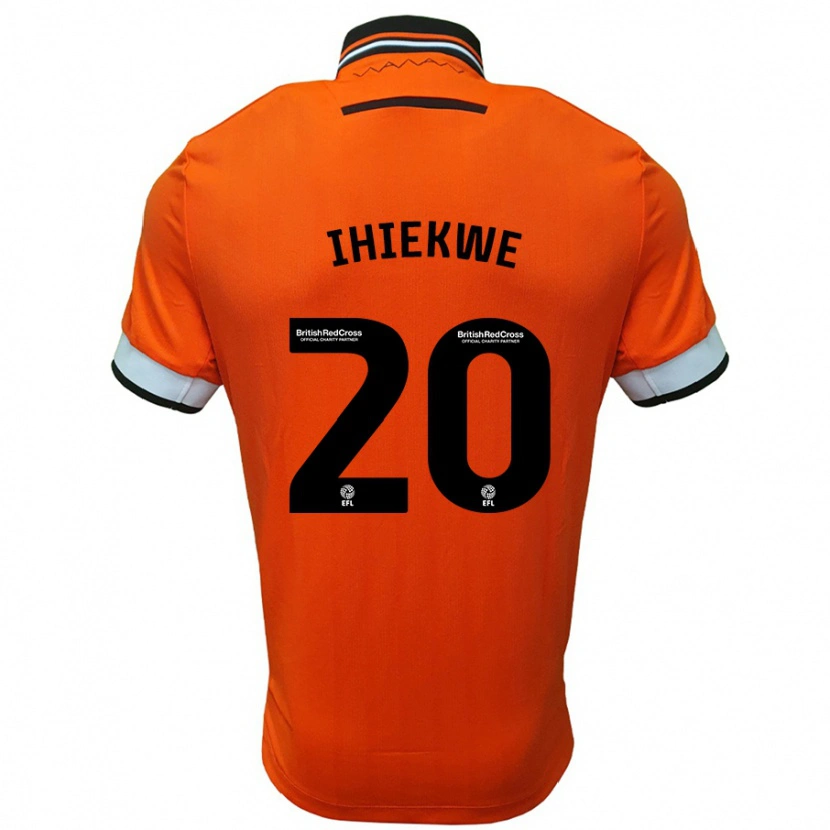 Danxen Kinder Michael Ihiekwe #20 Orange Weiß Auswärtstrikot Trikot 2024/25 T-Shirt Schweiz