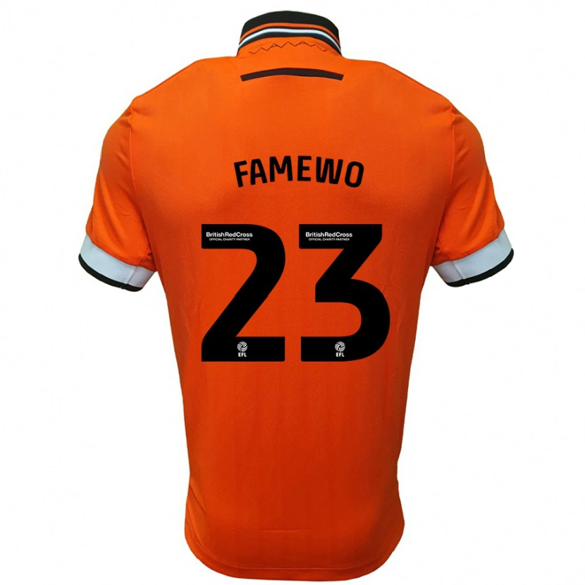 Danxen Kinder Akin Famewo #23 Orange Weiß Auswärtstrikot Trikot 2024/25 T-Shirt Schweiz