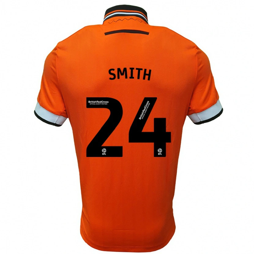 Danxen Kinder Michael Smith #24 Orange Weiß Auswärtstrikot Trikot 2024/25 T-Shirt Schweiz