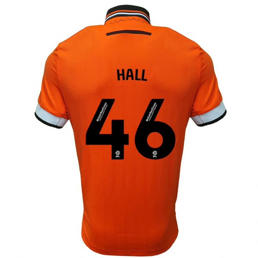 Danxen Kinder Jack Hall #46 Orange Weiß Auswärtstrikot Trikot 2024/25 T-Shirt Schweiz