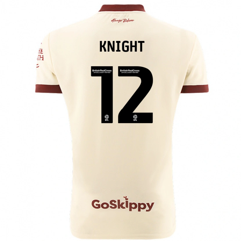 Danxen Kinder Jason Knight #12 Cremeweiß Auswärtstrikot Trikot 2024/25 T-Shirt Schweiz