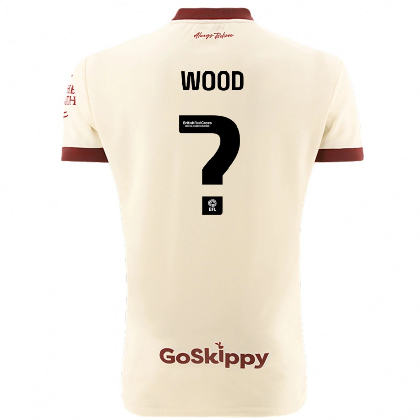 Danxen Kinder Callum Wood #0 Cremeweiß Auswärtstrikot Trikot 2024/25 T-Shirt Schweiz