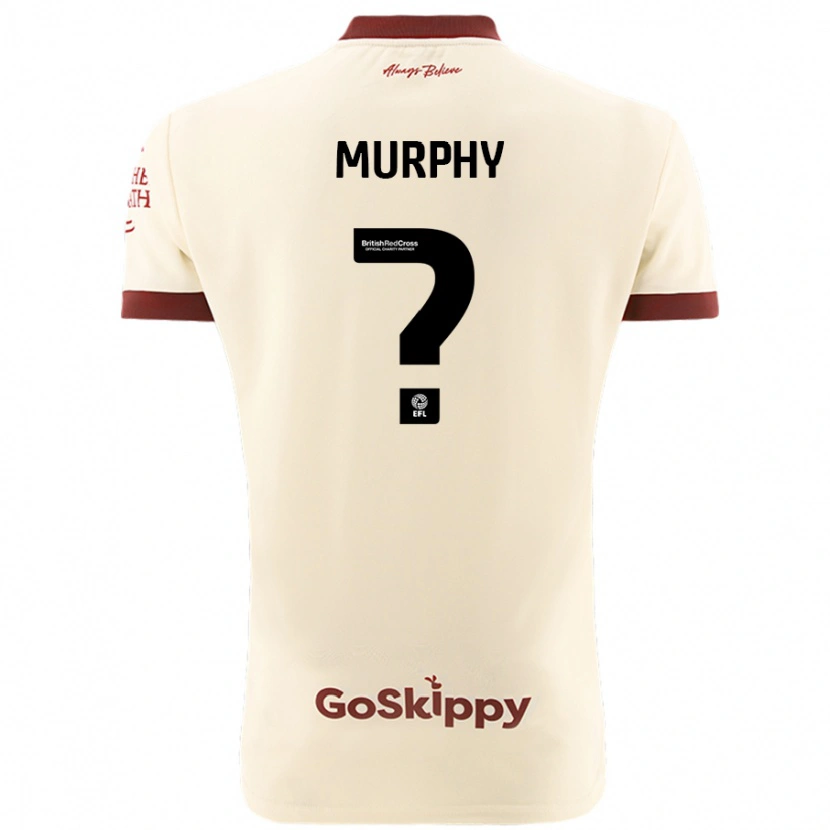 Danxen Kinder Adam Murphy #0 Cremeweiß Auswärtstrikot Trikot 2024/25 T-Shirt Schweiz