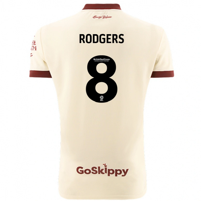 Danxen Kinder Amy Rodgers #8 Cremeweiß Auswärtstrikot Trikot 2024/25 T-Shirt Schweiz