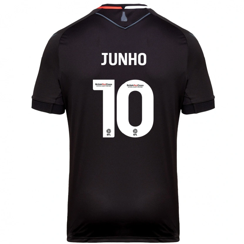 Danxen Kinder Jun-Ho Bae #10 Schwarz Auswärtstrikot Trikot 2024/25 T-Shirt Schweiz