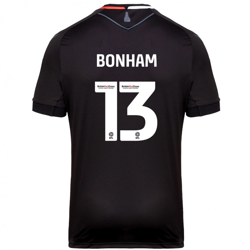 Danxen Kinder Jack Bonham #13 Schwarz Auswärtstrikot Trikot 2024/25 T-Shirt Schweiz