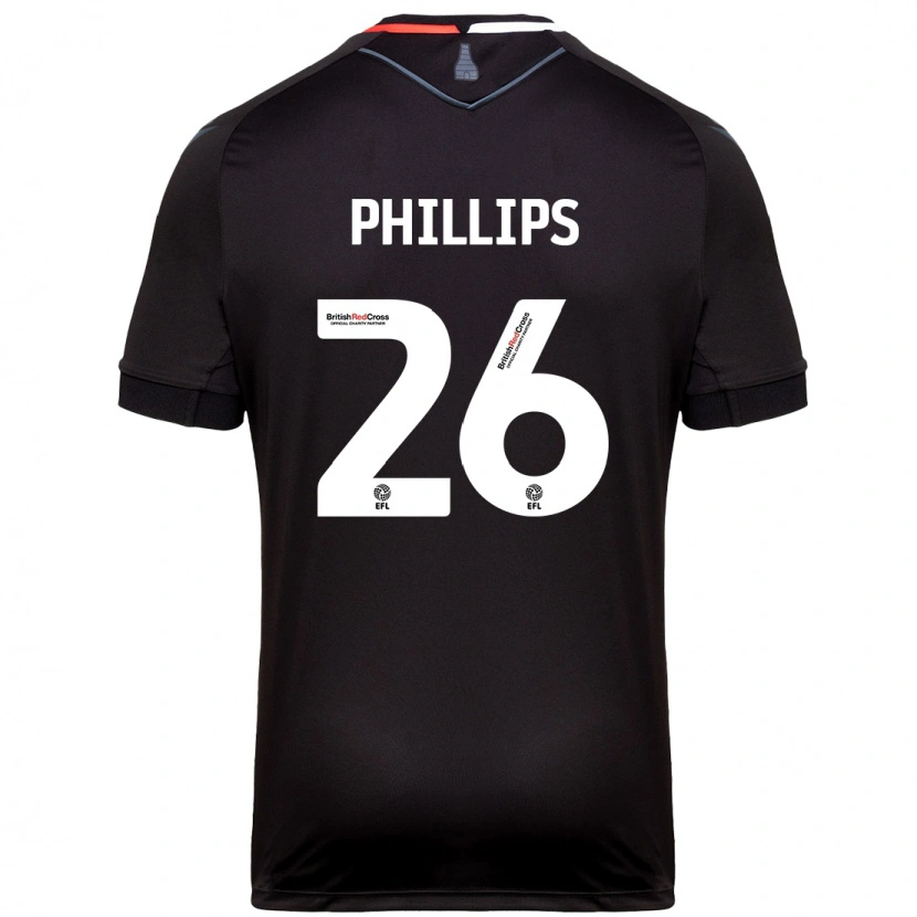 Danxen Kinder Ashley Phillips #26 Schwarz Auswärtstrikot Trikot 2024/25 T-Shirt Schweiz