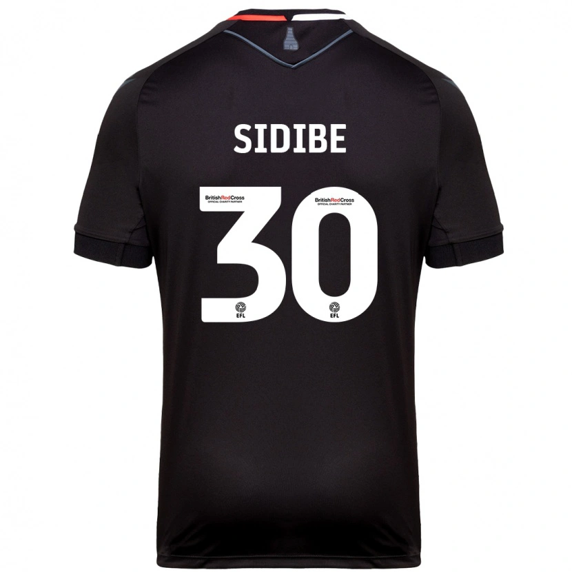 Danxen Kinder Souleymane Sidibe #30 Schwarz Auswärtstrikot Trikot 2024/25 T-Shirt Schweiz