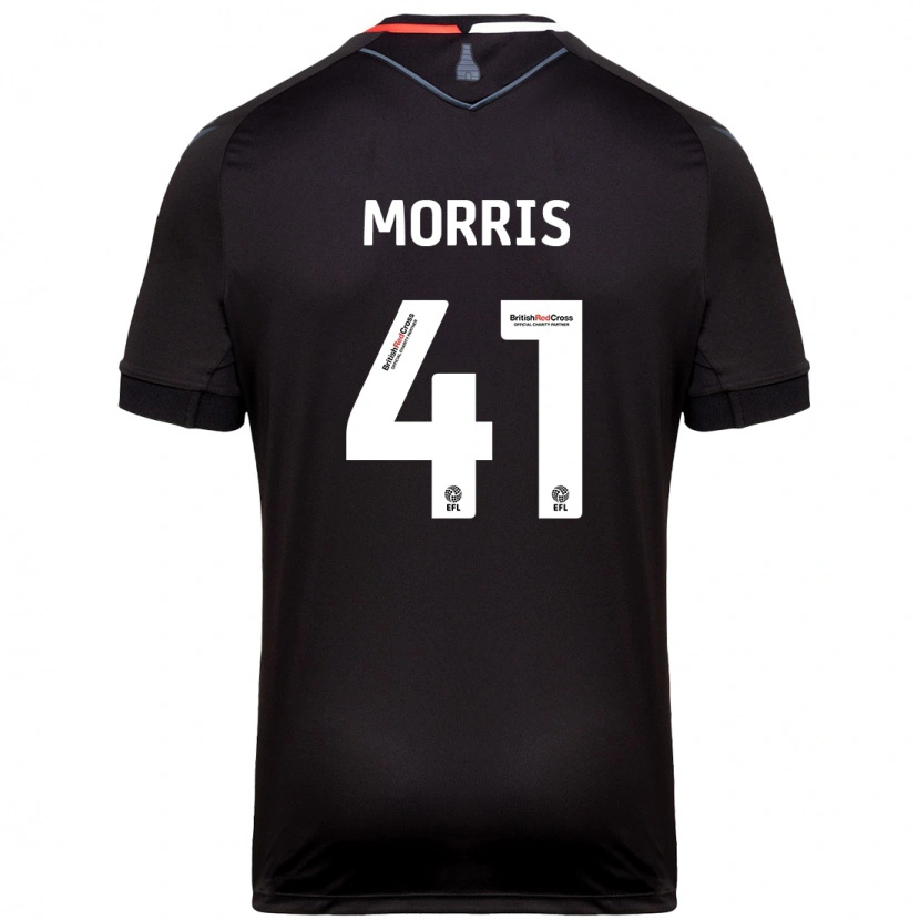 Danxen Kinder Scott Morris #41 Schwarz Auswärtstrikot Trikot 2024/25 T-Shirt Schweiz