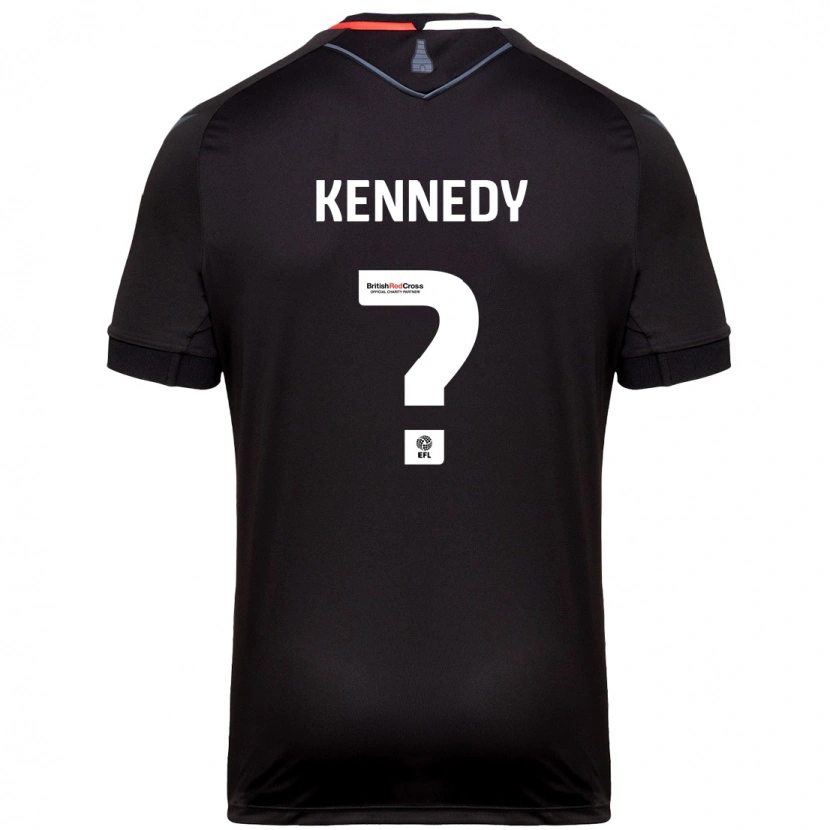 Danxen Kinder Dan Kennedy #0 Schwarz Auswärtstrikot Trikot 2024/25 T-Shirt Schweiz