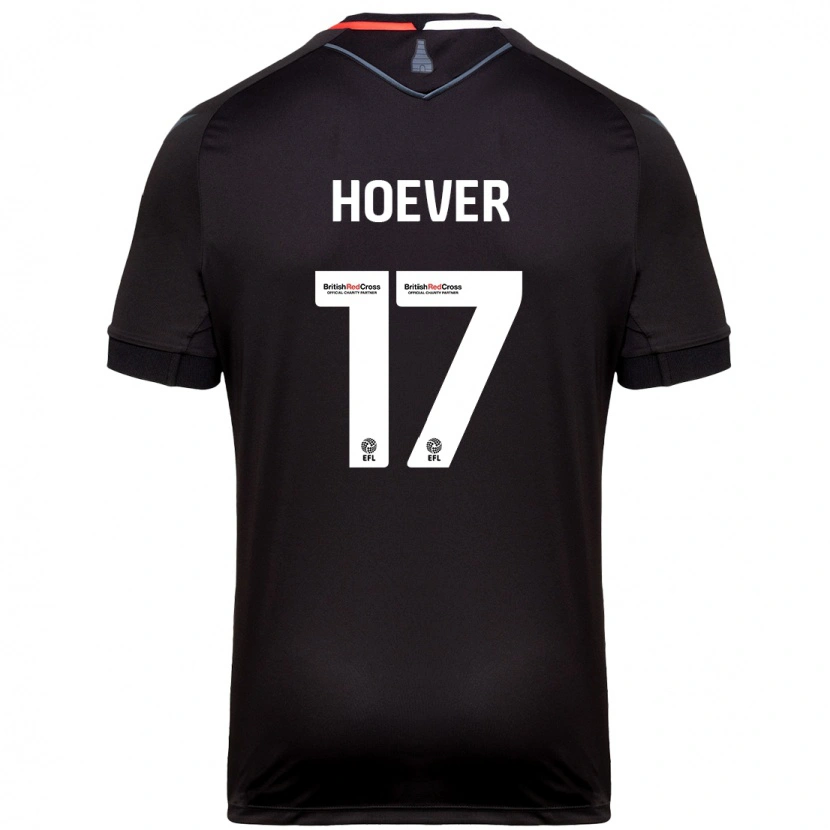 Danxen Kinder Ki-Jana Hoever #17 Schwarz Auswärtstrikot Trikot 2024/25 T-Shirt Schweiz