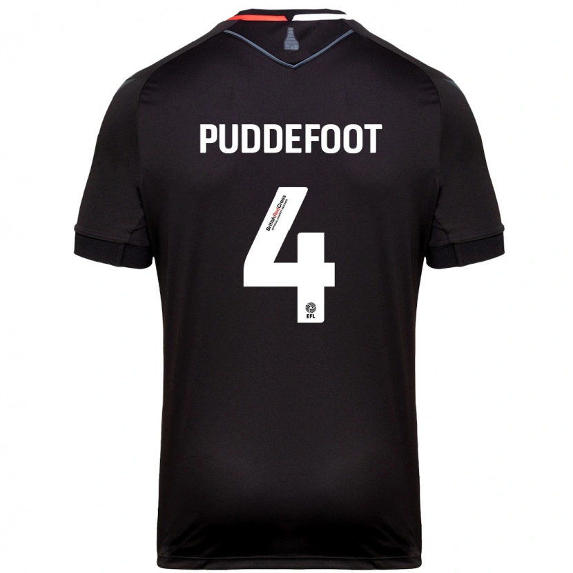 Danxen Kinder Danielle Puddefoot #4 Schwarz Auswärtstrikot Trikot 2024/25 T-Shirt Schweiz