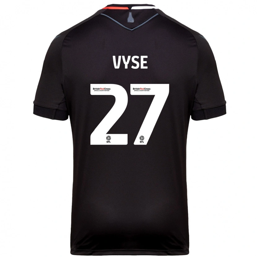 Danxen Kinder Ryah Vyse #27 Schwarz Auswärtstrikot Trikot 2024/25 T-Shirt Schweiz