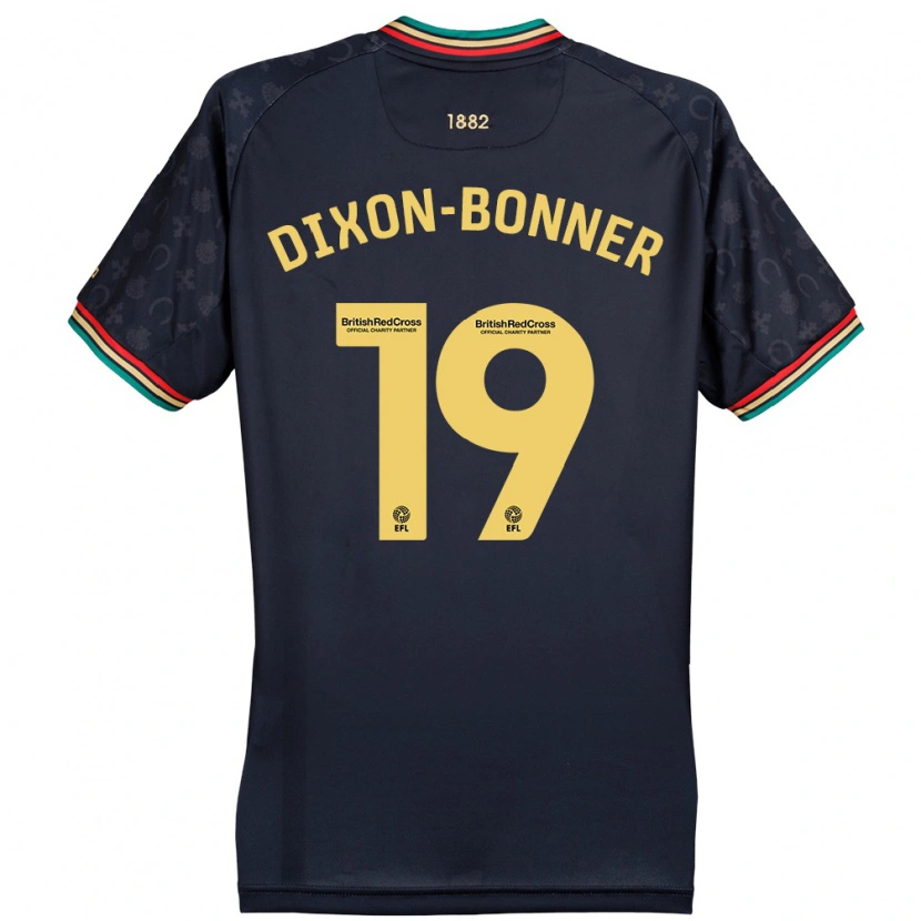 Danxen Kinder Elijah Dixon-Bonner #19 Dunkelmarineblau Auswärtstrikot Trikot 2024/25 T-Shirt Schweiz