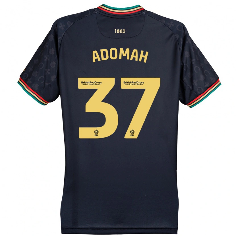 Danxen Kinder Albert Adomah #37 Dunkelmarineblau Auswärtstrikot Trikot 2024/25 T-Shirt Schweiz