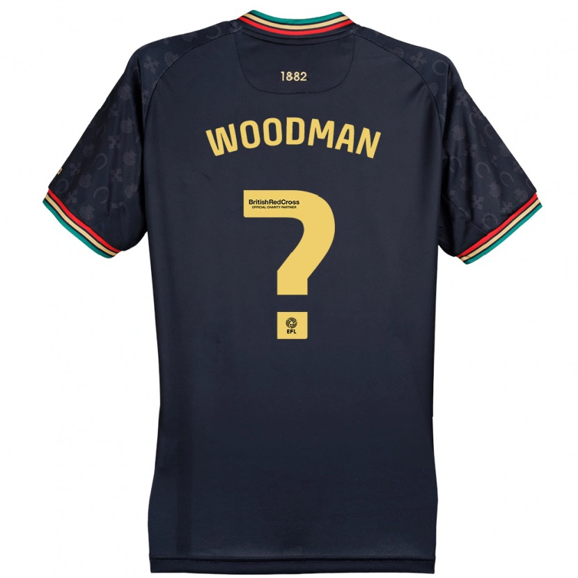 Danxen Kinder Deon Woodman #0 Dunkelmarineblau Auswärtstrikot Trikot 2024/25 T-Shirt Schweiz