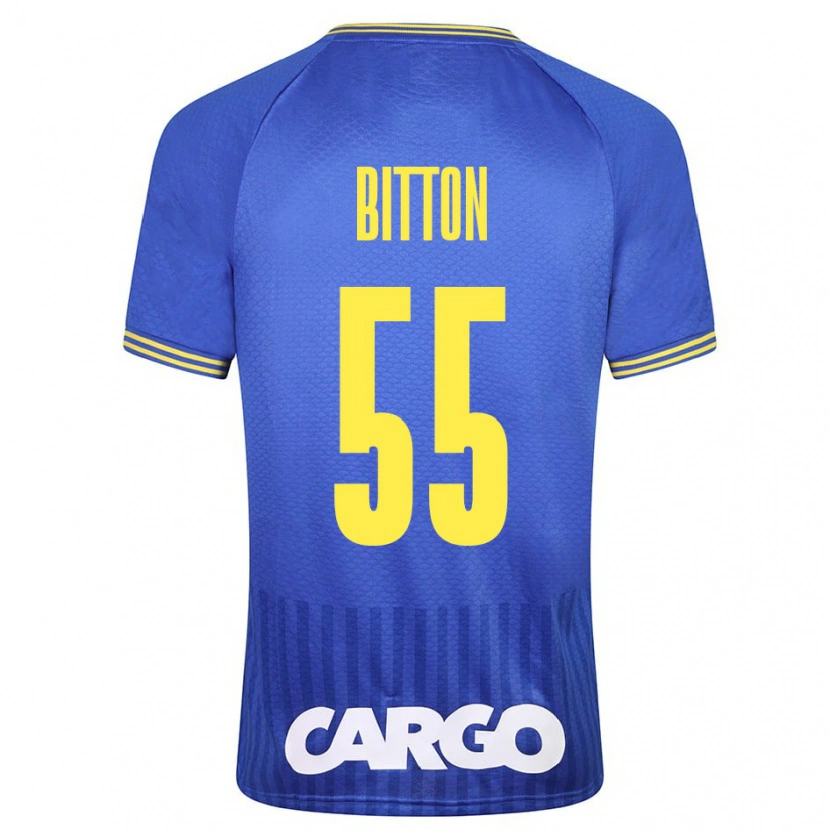 Danxen Kinder Nir Bitton #55 Weiß Auswärtstrikot Trikot 2024/25 T-Shirt Schweiz