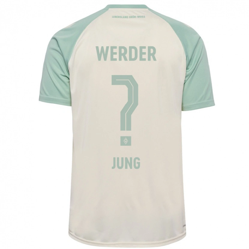 Danxen Kinder Hugo Jung #0 Cremeweiß Hellgrün Auswärtstrikot Trikot 2024/25 T-Shirt Schweiz