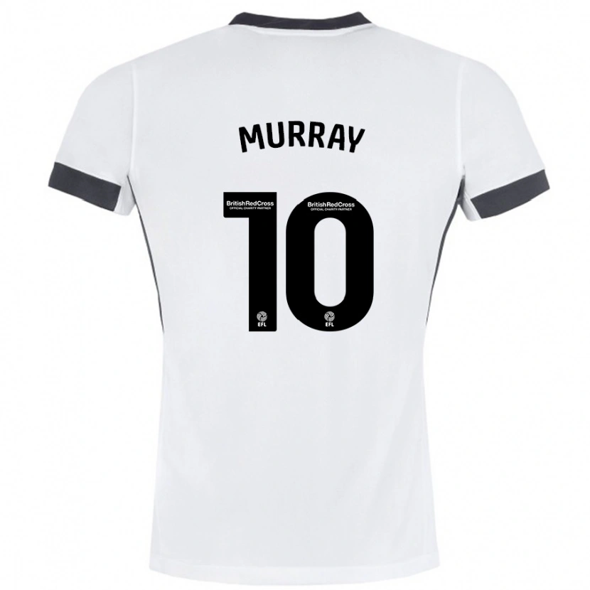 Danxen Kinder Christie Harrison-Murray #10 Weiß Schwarz Auswärtstrikot Trikot 2024/25 T-Shirt Schweiz