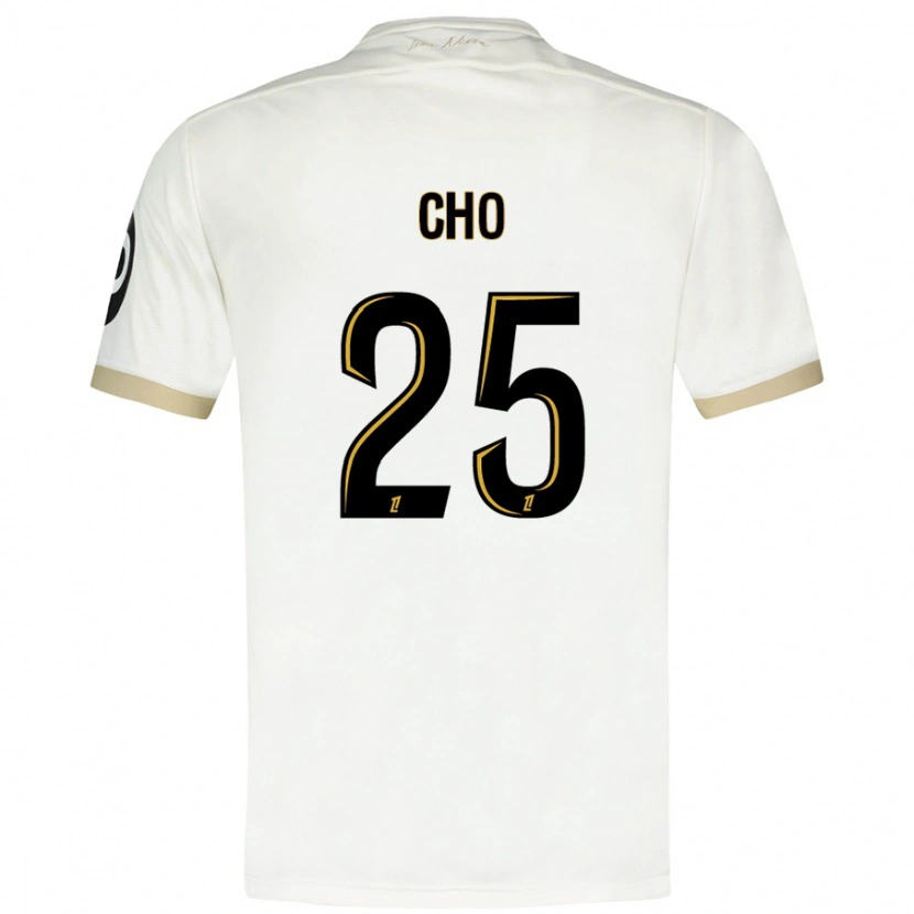 Danxen Kinder Mohamed-Ali Cho #25 Weißgold Auswärtstrikot Trikot 2024/25 T-Shirt Schweiz