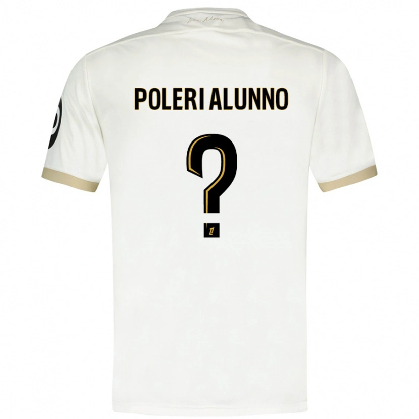 Danxen Kinder Mathis Poleri Alunno #0 Weißgold Auswärtstrikot Trikot 2024/25 T-Shirt Schweiz