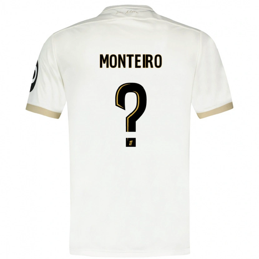 Danxen Kinder Laurenzo Monteiro #0 Weißgold Auswärtstrikot Trikot 2024/25 T-Shirt Schweiz