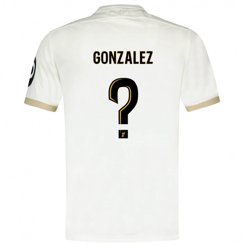 Danxen Kinder Anthony Gonzalez #0 Weißgold Auswärtstrikot Trikot 2024/25 T-Shirt Schweiz