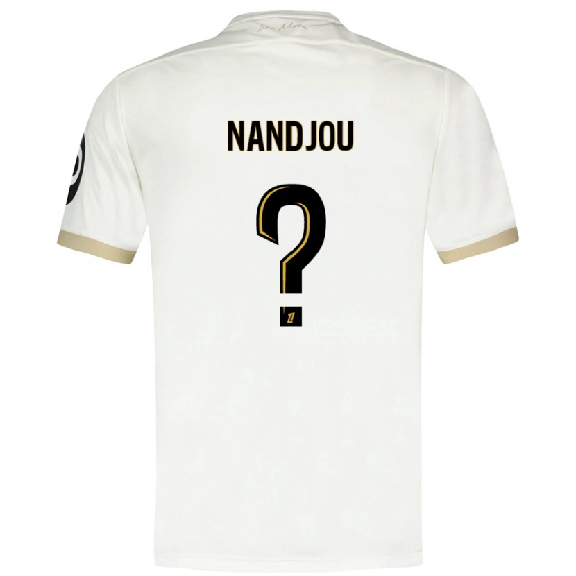 Danxen Kinder Yaël Nandjou #0 Weißgold Auswärtstrikot Trikot 2024/25 T-Shirt Schweiz