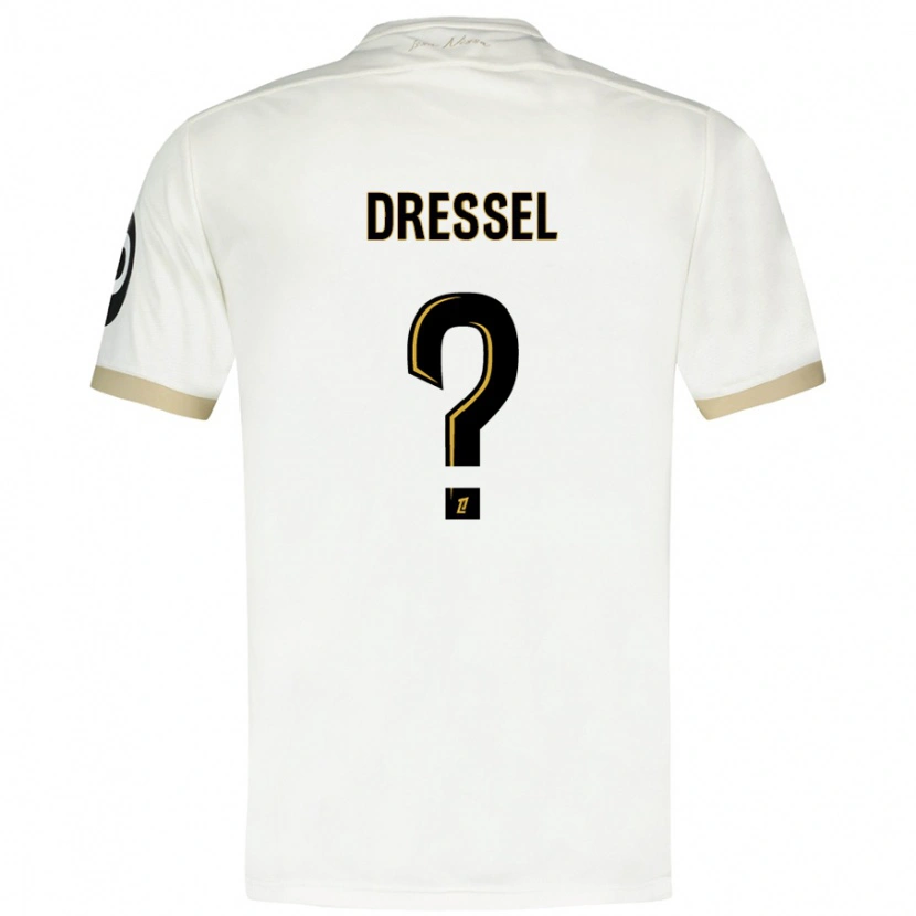 Danxen Kinder Charlie Dressel #0 Weißgold Auswärtstrikot Trikot 2024/25 T-Shirt Schweiz