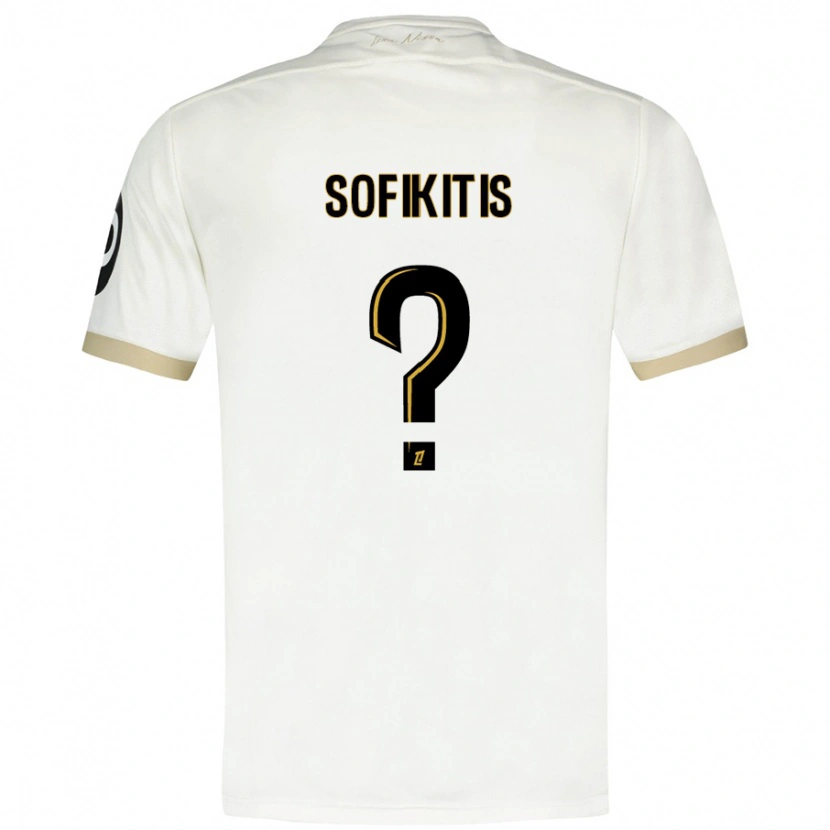 Danxen Kinder Yanis Sofikitis #0 Weißgold Auswärtstrikot Trikot 2024/25 T-Shirt Schweiz