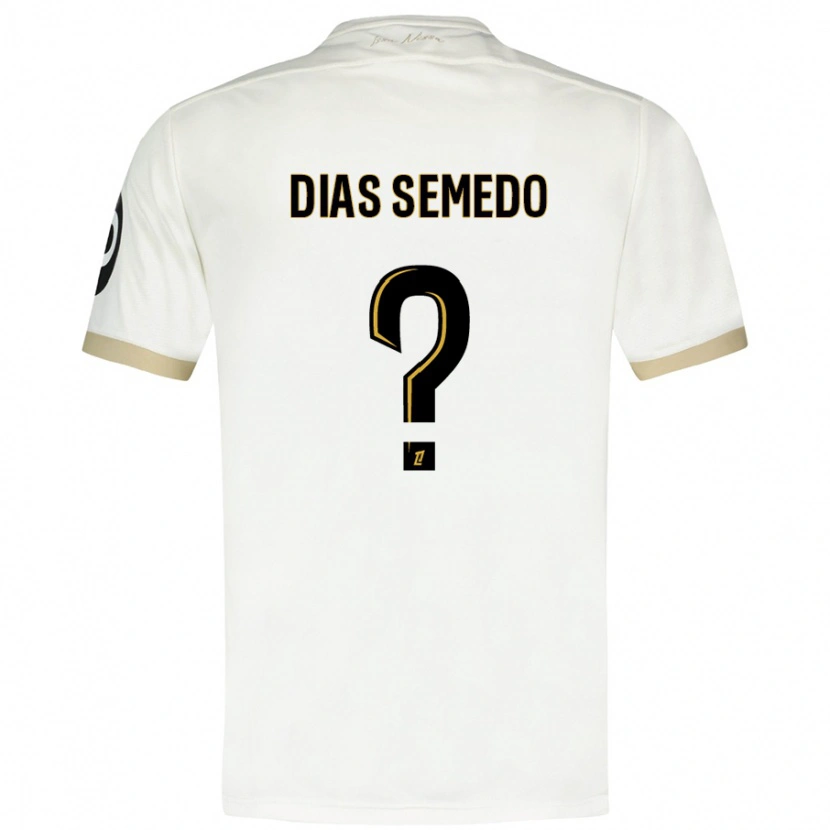 Danxen Kinder Samuel Dias Semedo #0 Weißgold Auswärtstrikot Trikot 2024/25 T-Shirt Schweiz