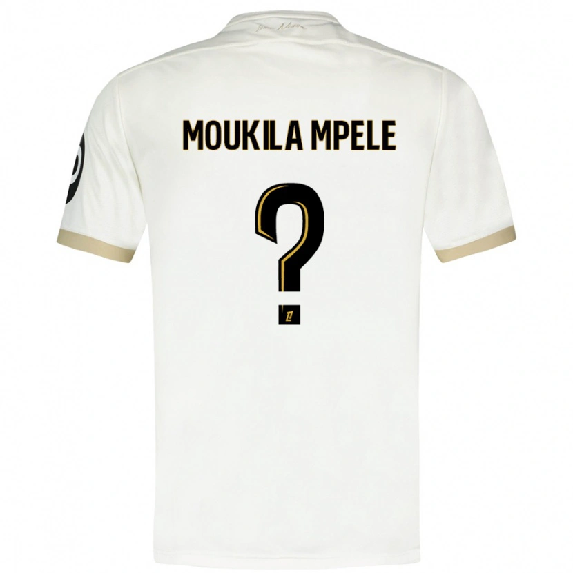 Danxen Kinder Beny Moukila Mpele #0 Weißgold Auswärtstrikot Trikot 2024/25 T-Shirt Schweiz