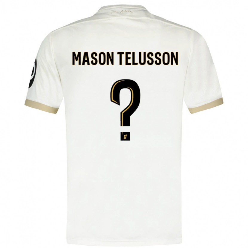 Danxen Kinder Jah Mason Telusson #0 Weißgold Auswärtstrikot Trikot 2024/25 T-Shirt Schweiz