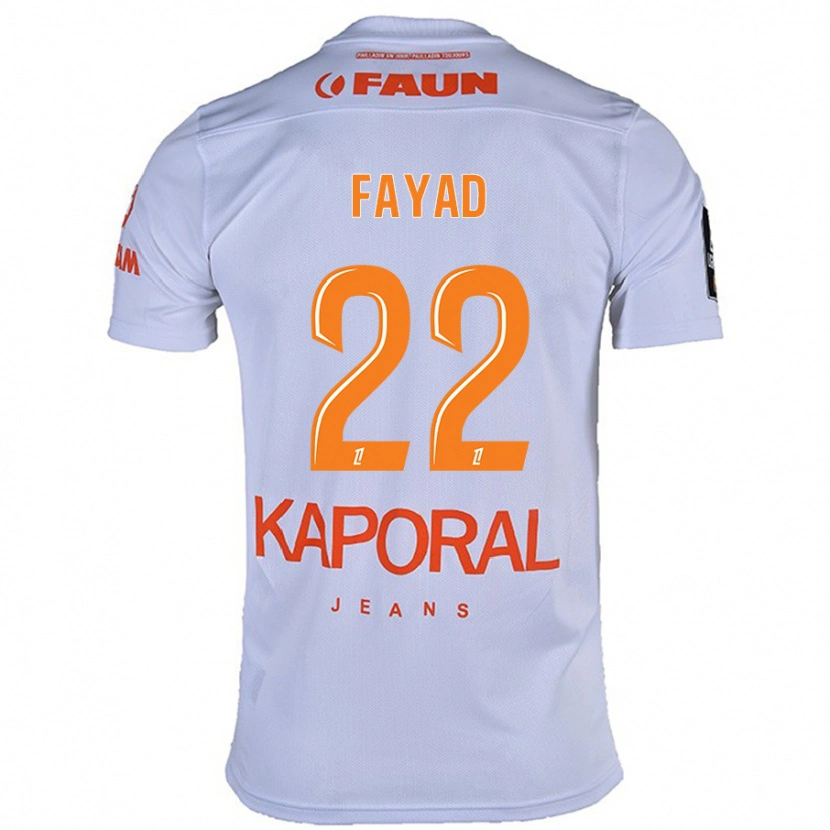 Danxen Kinder Khalil Fayad #22 Weiß Auswärtstrikot Trikot 2024/25 T-Shirt Schweiz