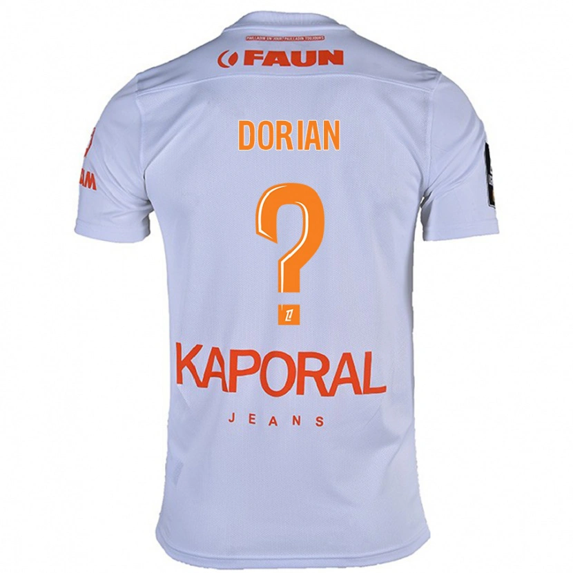 Danxen Kinder Dorian Guerreiro #0 Weiß Auswärtstrikot Trikot 2024/25 T-Shirt Schweiz