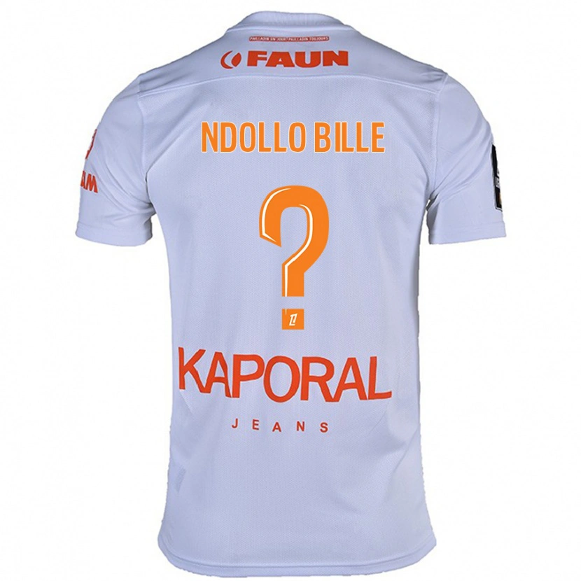 Danxen Kinder Wilfried Ndollo Bille #0 Weiß Auswärtstrikot Trikot 2024/25 T-Shirt Schweiz