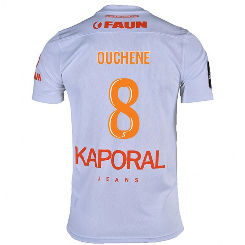 Danxen Kinder Sonia Ouchène #8 Weiß Auswärtstrikot Trikot 2024/25 T-Shirt Schweiz