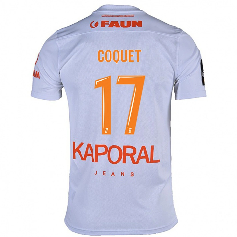 Danxen Kinder Judith Coquet #17 Weiß Auswärtstrikot Trikot 2024/25 T-Shirt Schweiz