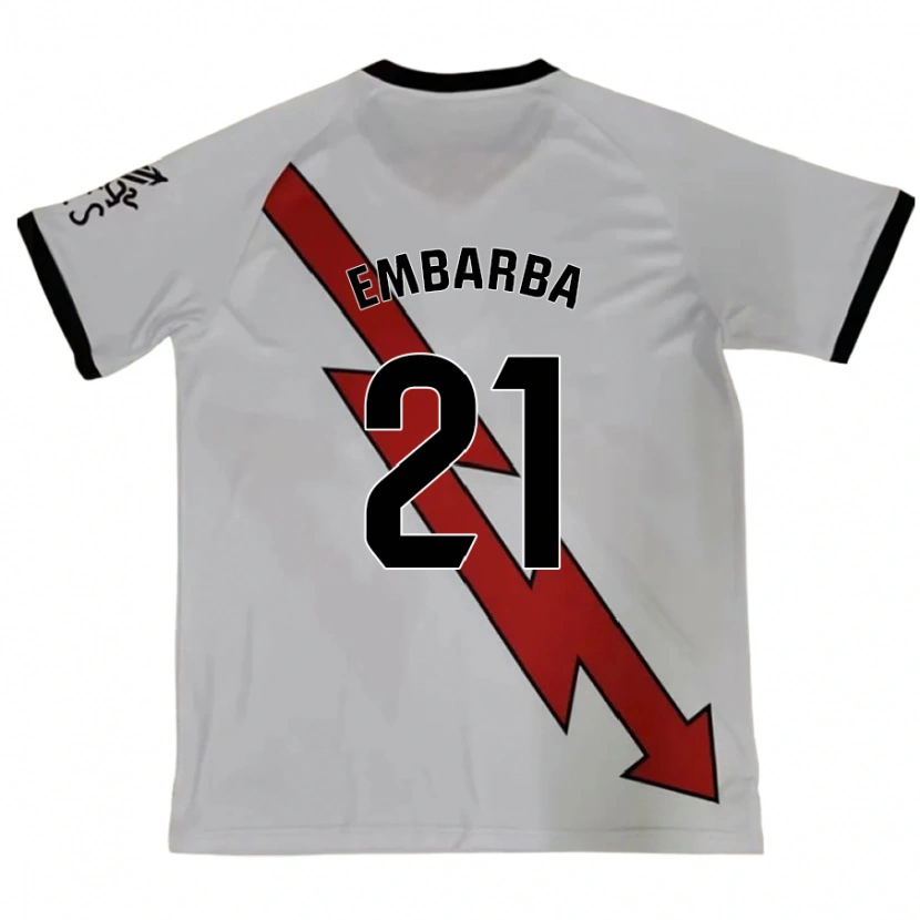 Danxen Kinder Adrián Embarba #21 Rot Auswärtstrikot Trikot 2024/25 T-Shirt Schweiz